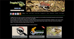 Desktop Screenshot of froggingaround.com